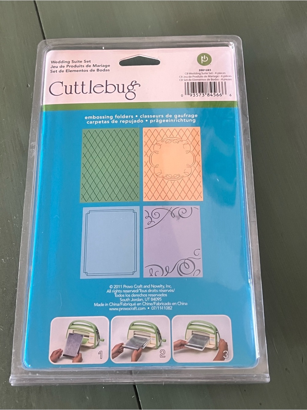 Cuttlebug Wedding Suite Embossing Set — Multi-Color - Picture 2 of 2